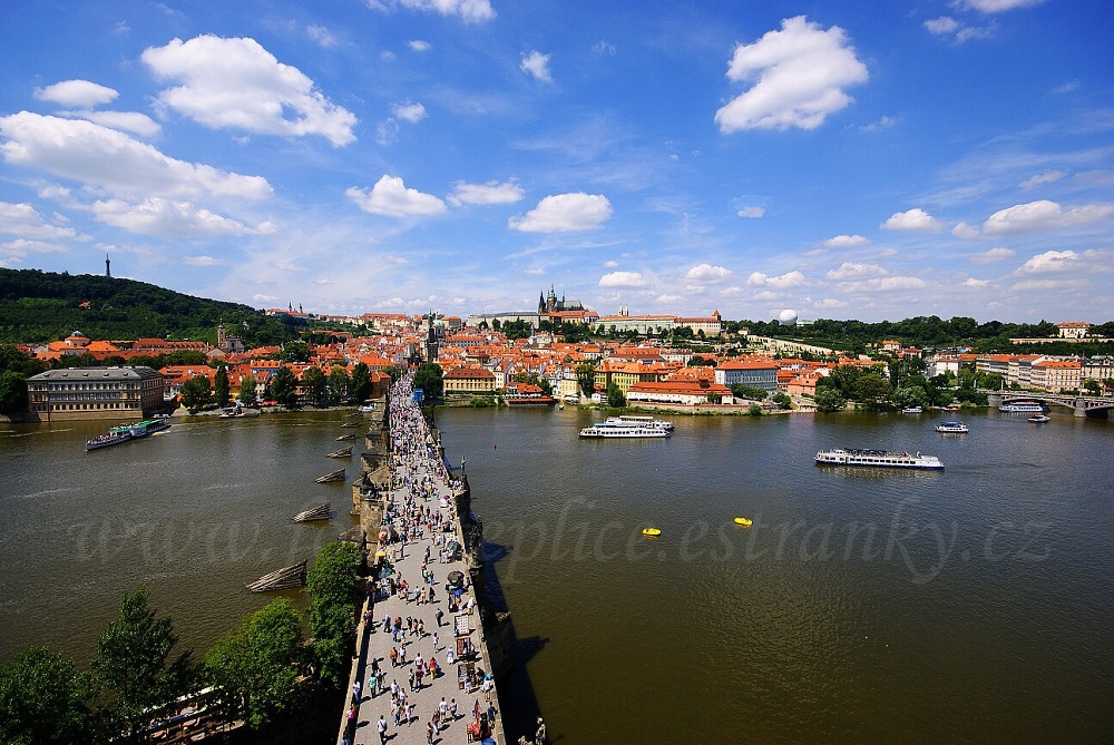 Pražský hrad a Karlův most 1